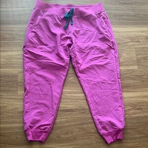 FIGS Zamora Jogger Scrub Pants – Pink / Fuchsia women’s XL/Petite